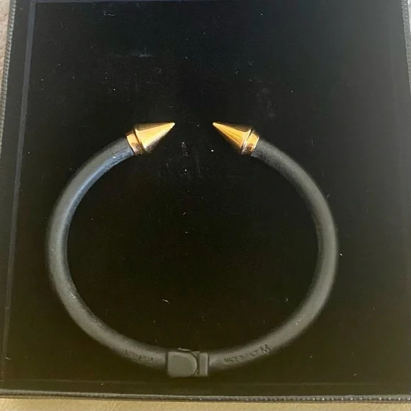 Vital Fede Titan Two Tone Black and Rose Gold Cuff  Bracelet - Picture 3 of 6